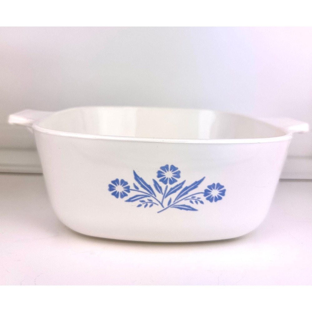 OLD/RARE 1st Gen (1958) Corning Ware Blue Cornflower Pyroceram C-28 1 qt, no lid